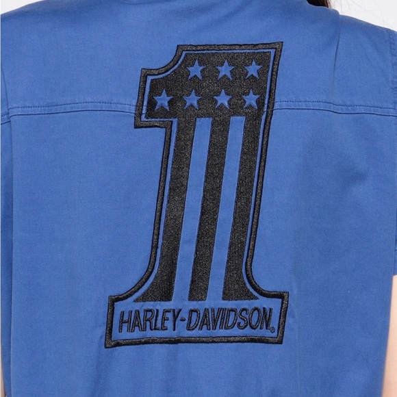 Harley-Davidson Vibrant Blue Coverall - Picture 8 of 11